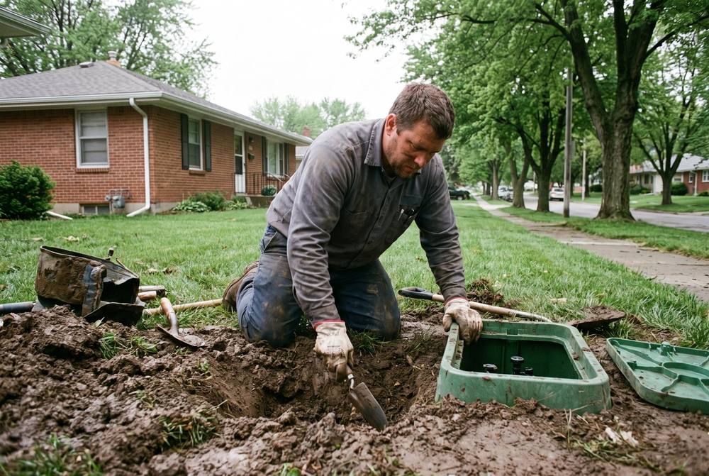 Fixing a leaking sprinkler valve